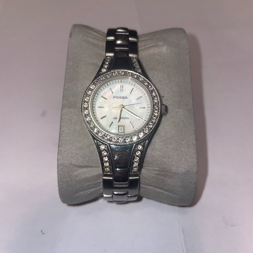 Bejeweled Marble face fossil